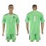 Italy #1 Buffon Green Goalkeeper Soccer Country Jersey