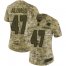 Nike Miami Dolphins #47 Kiko Alonso Camo Womens Stitched NFL Limited 2018 Salute to Service Jersey