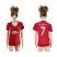 Womens Manchester United #7 Memphis Red Home Soccer Club Jersey