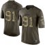 Nike Philadelphia Eagles #91 Fletcher Cox Green Mens Stitched NFL Limited 2015 Salute To Service Jersey