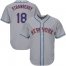 New York Mets #18 Darryl Strawberry Grey Cool Base Stitched Youth MLB Jersey