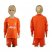 Juventus Blank Orange Goalkeeper Long Sleeves Kid Soccer Club Jersey