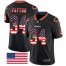 Nike Chicago Bears #34 Walter Payton Black Mens Stitched NFL Limited Rush USA Flag Jersey