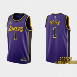 Los Angeles Los Angeles Lakers #1 Trevor Ariza Purple Mens Nike NBA 2022-23 Statement Edition Jersey Mens