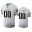 New England Patriots Custom Mens Nike White Golden Edition Vapor Limited NFL 100 Jersey