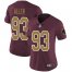 Nike Washington Football Team #93 Jonathan Allen Burgundy Red Alternate Womens Stitched NFL Vapor Untouchable Limited Jersey