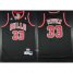 Chicago Bulls 33 Scottie Pippen Black NBA Jerseys Cheap