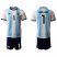 Argentina #1 Caballero Home Soccer Country Jersey