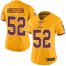 Nike Washington Football Team #52 Ryan Anderson Gold Womens Stitched NFL Limited Rush Jersey