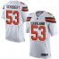 Nike Cleveland Browns #53 Joe Schobert White Mens Stitched NFL New Elite Jersey