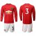 Manchester United #3 Bailly Red Home Long Sleeves Soccer Club Jersey