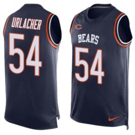 Nike Chicago Bears #54 Brian Urlacher Navy Blue Team Color Mens Stitched NFL Limited Tank Top Jersey