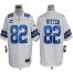 Nike Dallas Cowboys #82 Jason Witten White With C Patch Mens Stitched NFL Game Jersey