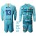 Barcelona #13 Neto Light Blue Goalkeeper Long Sleeves Kid Soccer Club Jersey