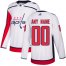 Mens Adidas Capitals Personalized Authentic White Road NHL Jersey