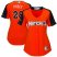 San Francisco Giants #28 Buster Posey Orange 2017 All-Star National League Womens Stitched MLB Jersey