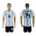 Argentina #14 Mascherano Home Soccer Country Jersey