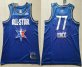 Mens Dallas Mavericks #77 Luka Doncic Blue Jordan Brand 2020 All-Star Game Swingman Stitched NBA Jersey