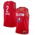 Mens Los Angeles Clippers #2 Kawhi Leonard Red 2020 NBA All-Star Game Swingman Finished Jersey