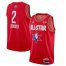 Mens Los Angeles Clippers #2 Kawhi Leonard Red 2020 NBA All-Star Game Swingman Finished Jersey