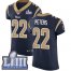 Nike Los Angeles Rams #22 Marcus Peters Navy Blue Team Color Super Bowl LIII Bound Mens Stitched NFL Vapor Untouchable Elite Jersey