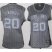 Cheap Women San Antonio Spurs 20 Manu Ginobili Grey Static Fashion Swingman NBA Jersey