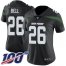 Nike New York Jets #26 LeVeon Bell Black Alternate Womens Stitched NFL 100th Season Vapor Limited Jersey