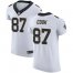 Nike New Orleans Saints #87 Jared Cook White Mens Stitched NFL Vapor Untouchable Elite Jersey