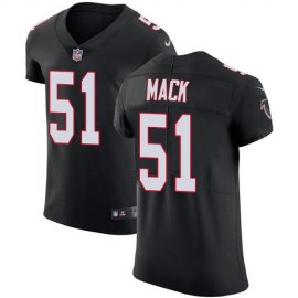 Nike Atlanta Falcons #51 Alex Mack Black Alternate Mens Stitched NFL Vapor Untouchable Elite Jersey