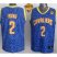 Cavaliers #2 Kyrie Irving Blue Crazy Light The Finals Patch Stitched NBA Jersey