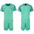 Brazil Blank Green Goalkeeper Soccer Country Jersey