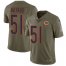 Nike Chicago Bears #51 Dick Butkus Olive Mens Stitched NFL Limited 2017 Salute To Service Jersey
