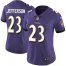 Nike Baltimore Ravens #23 Tony Jefferson Purple Team Color Womens Stitched NFL Vapor Untouchable Limited Jersey