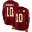 Nike Washington Football Team #10 Paul Richardson Jr Burgundy Red Team Color Mens Stitched NFL Limited Therma Long Sleeve Jersey