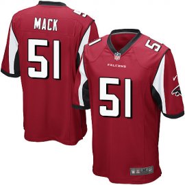 Nike Atlanta Falcons #51 Alex Mack Red Team Color Youth Stitched NFL Elite Jersey