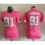 Nike Washington Football Team #91 Ryan Kerrigan Pink Womens Stitched NFL Elite Bubble Gum Jersey