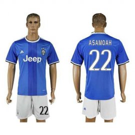 Juventus #22 Asamoah Away Soccer Club Jersey