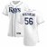 Tampa Bay Rays #56 Randy Arozarena Mens Nike White Home 2020 Authentic Player MLB Jersey
