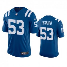 Indianapolis Colts #53 Darius Leonard Mens Nike Royal 2020 Vapor Limited Jersey