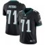 Nike Philadelphia Eagles #71 Jason Peters Black Alternate Mens Stitched NFL Vapor Untouchable Limited Jersey