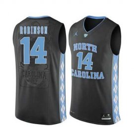 North Carolina Tar Heels #14 Brandon Robinson Black College Basketball Jersey