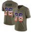 Nike Atlanta Falcons #76 Kaleb McGary Olive/USA Flag Mens Stitched NFL Limited 2017 Salute To Service Jersey