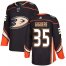 Adidas Anaheim Ducks #35 Jean-Sebastien Giguere Black Home Authentic Stitched NHL Jersey