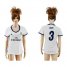 Womens Real Madrid #3 Pepe Home Soccer Club Jersey