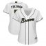 Atlanta Braves #5 Freddie Freeman White 2018 Memorial Day Cool Base Womens Stitched MLB Jersey