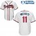 Atlanta Braves #11 Ender Inciarte White Cool Base Stitched Youth MLB Jersey