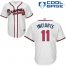 Atlanta Braves #11 Ender Inciarte White Cool Base Stitched Youth MLB Jersey