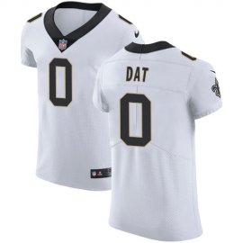 Nike New Orleans Saints #0 Who Dat White Mens Stitched NFL Vapor Untouchable Elite Jersey