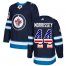 Adidas Winnipeg Jets #44 Josh Morrissey Navy Blue Home Authentic USA Flag Stitched NHL Jersey