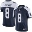 Nike Dallas Cowboys #8 Troy Aikman Navy Blue Thanksgiving Mens Stitched NFL Vapor Untouchable Limited Throwback Jersey